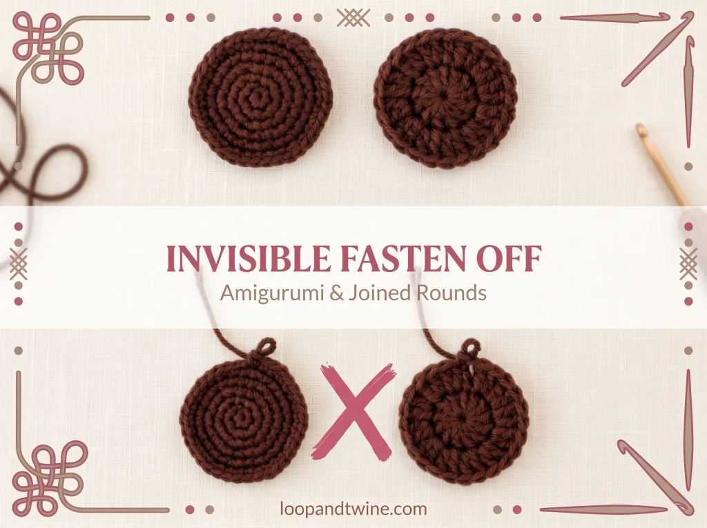 How To: Invisible Fasten Off in Crochet