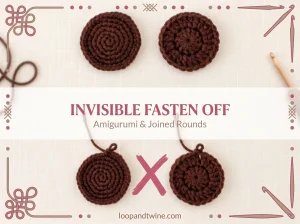 How To: Invisible Fasten Off in Crochet