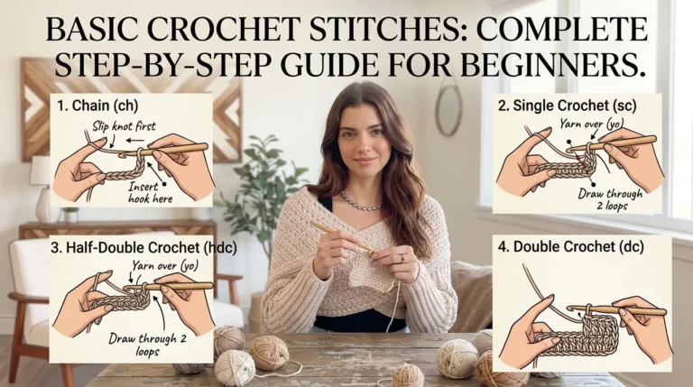 Crochet Hook and Stitches