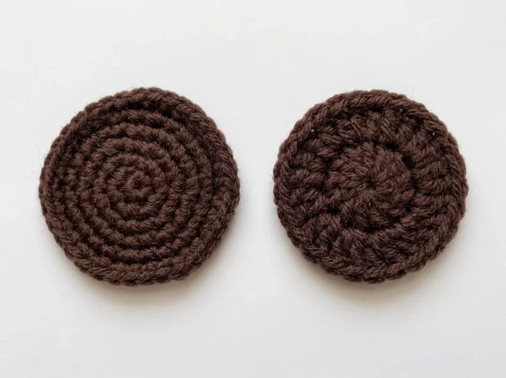 Invisible fasten off in crochet - finished amigurumi piece with a seamless edge