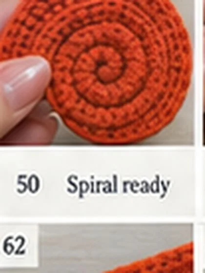 Spiral shell crochet handbag step 50: Gusset: with Color A, ch 8.