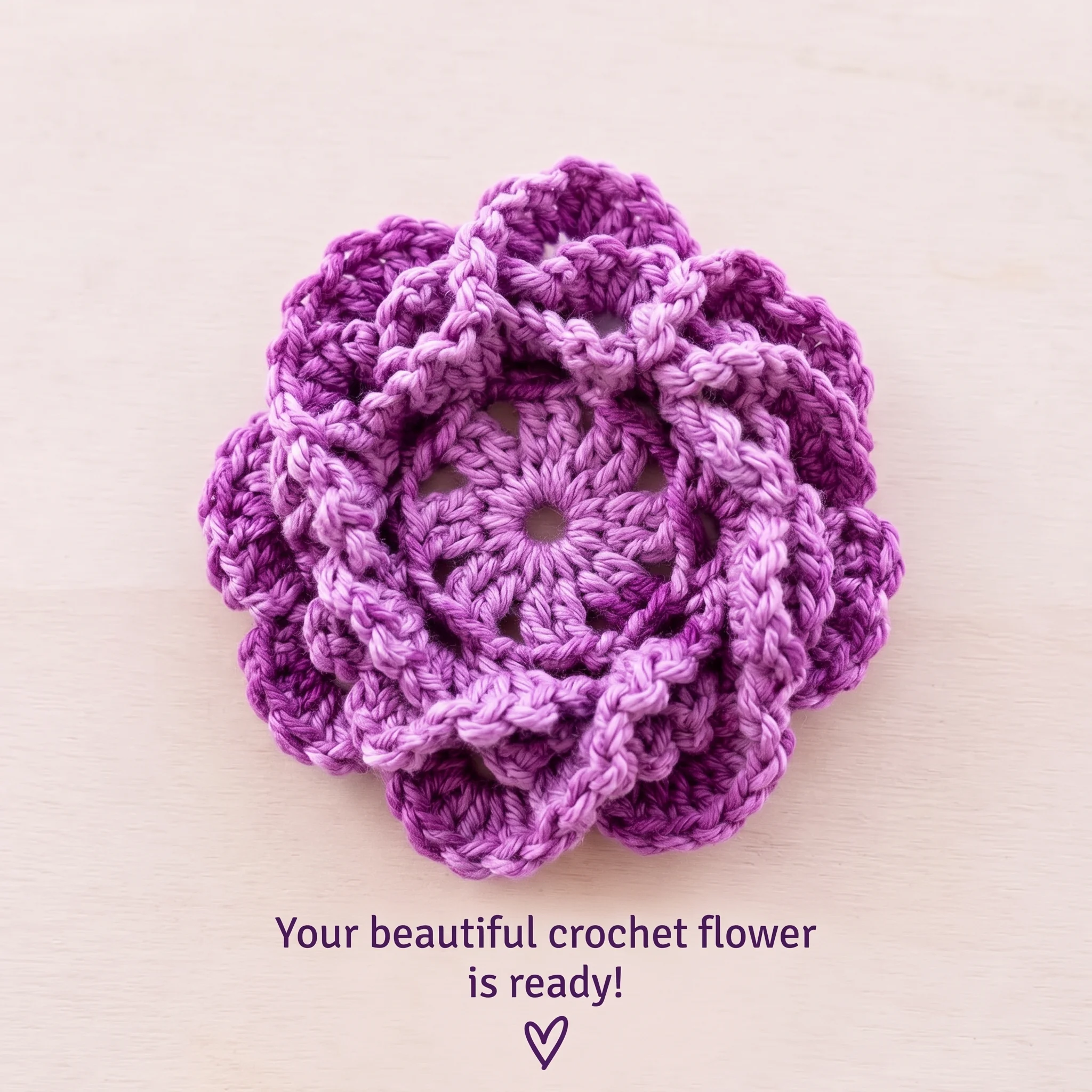 How to Crochet a Layered Flower (Free Step-by-Step Tutorial) — How to Crochet a Layered Flower (Free Step-by-Step Tutorial)